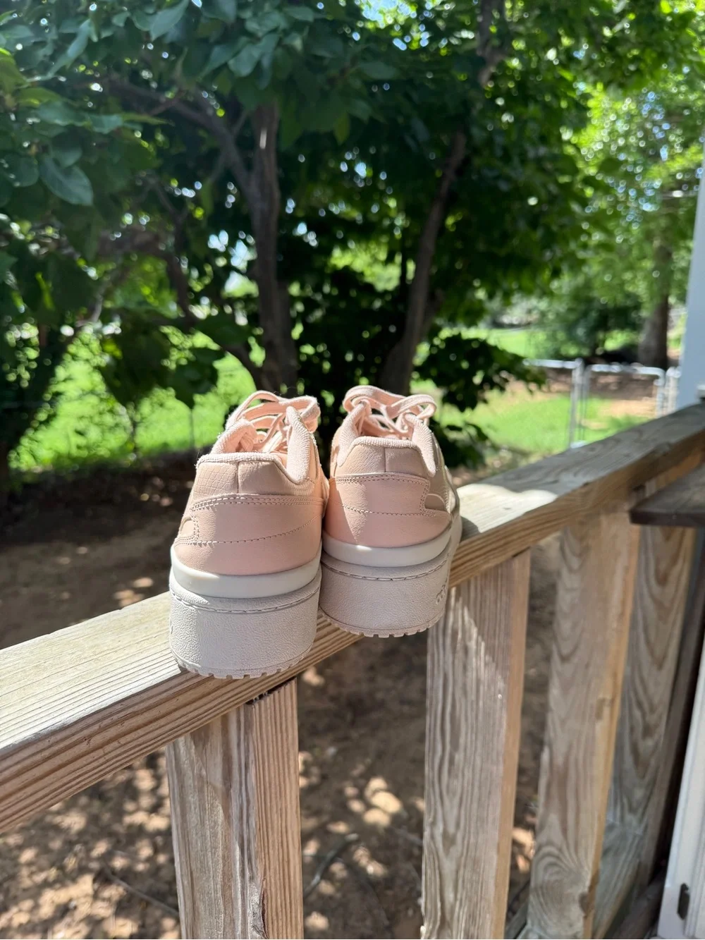 adidas Peach/Blush Low-Top Sneakers